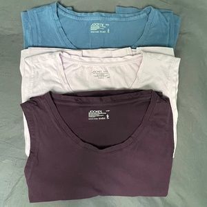 Bundle of 3 Jockey Everyday Essentials 100% Cotton Tank Sleep Dress Size XL & 1X